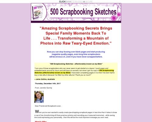 500 Scrapbooking Sketches