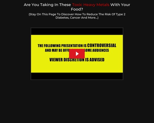 Toxic Metal Flush – Excellent Epc Earnings & Ultra Low Refunds