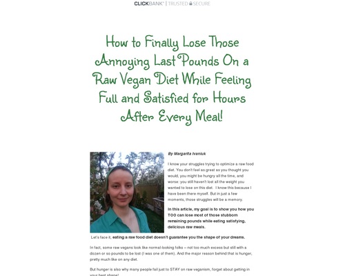 19 Foods + Eight Techniques To Lose The Flab On A Raw Vegan Diet