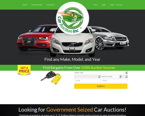 Carauctioninc Converts! Powerful Squeeze W/ 45 Day Email Followup