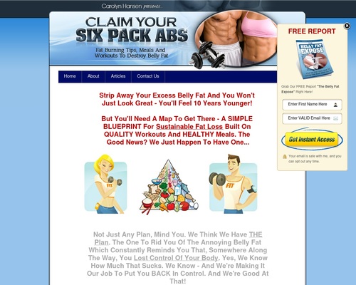 Claim Your Six Pack Abs