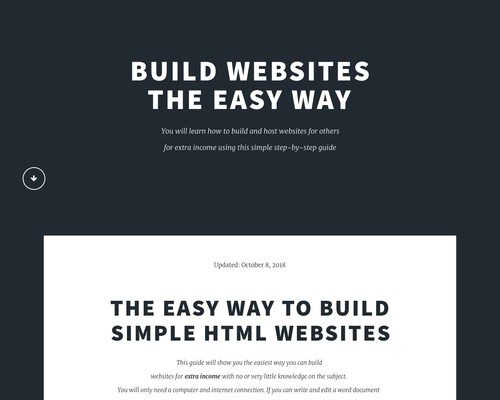 Make Money Building Websites