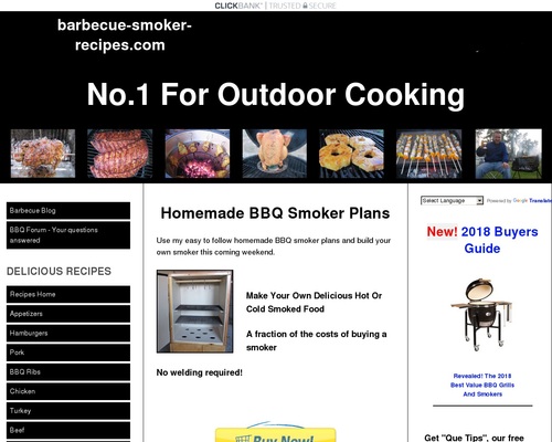 Build Your Own Barbecue Smoker