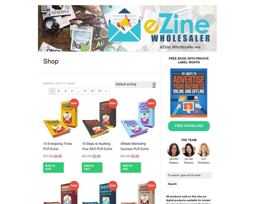 Ezine Wholesaler