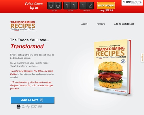 Transforming Recipes, Ultra-low Carb Edition