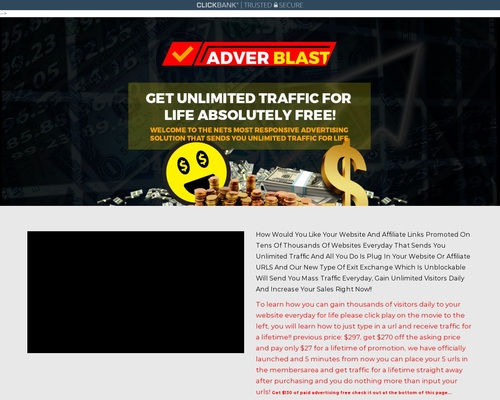 Adverblast Advertising Earn Up To $115 Through CB Per Customer