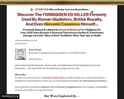 Legendary Potency – Forbidden Secrets Of Most Potent Men In History