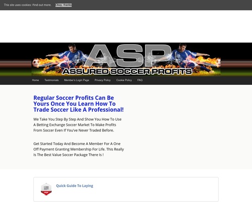 Assured Soccer Profits Trader
