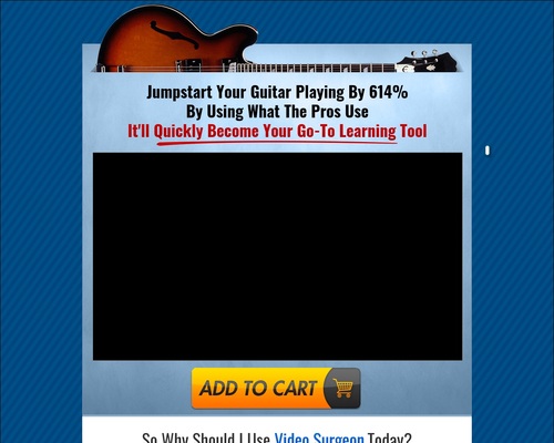 Video Surgeon: The Hottest Guitar Learning Tool On The Market Today!