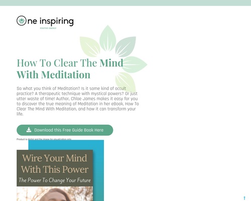 Oneinspiring.com – Wire Your Mind With The Power Behind Meditation