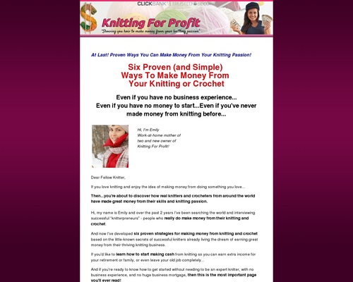Knitting For Profit