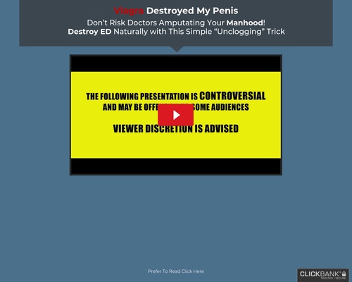 Ed Destroyer – Killer Cvr For Male Traffic