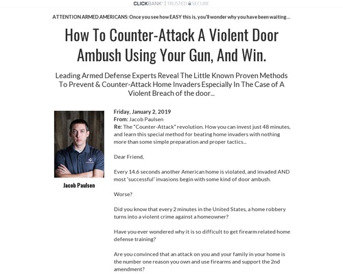 Door Ambush – Armed Home Defense Dvd Program