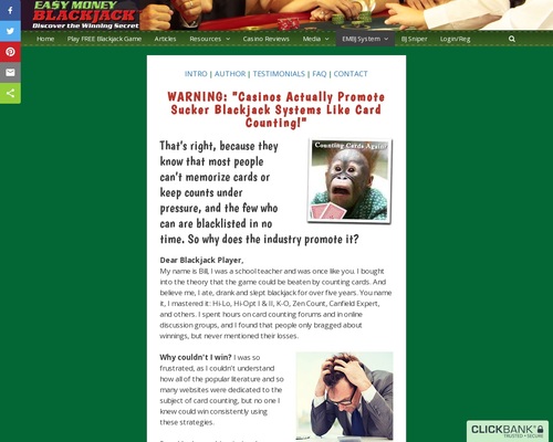 Easy Money Blackjack System – #1 No Card Counting Gambling Strategy!