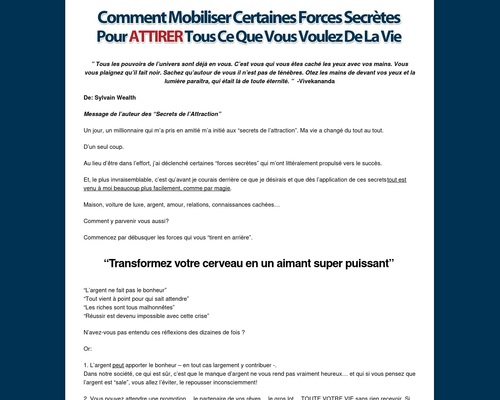 Les Secrets De L’attraction