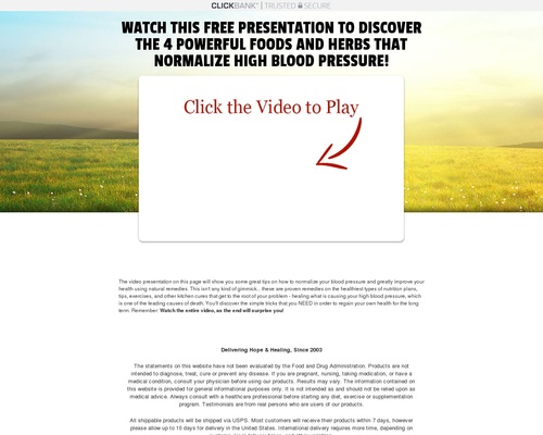 The High Blood Pressure Solution Kit! $50 Bonus Offer!