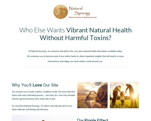 Natural Synergy: Health Product With Epic 75-90% Comms & $1.89 Epcs!