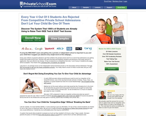 Private School Exam Program – $100,000 Potential**now