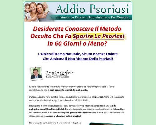 Treatment For Psoriasis. Italian Version!