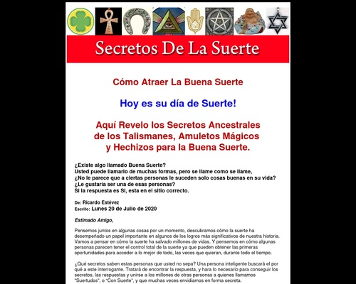 Secretos De La Buena Suerte. Altas Ventas. Comisión 75
