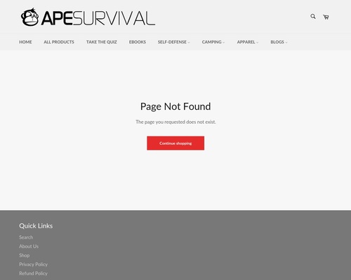 Ape Survival – Choose From 10 Survival And Self-defense Products