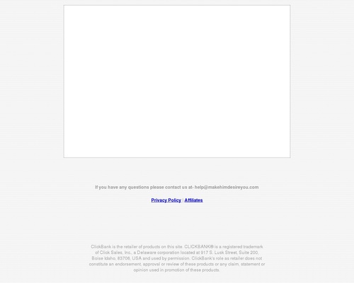 Updated Vsl Make Him Desire You – $3,586,814 In Sales
