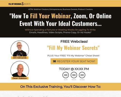 Fill My Webinar Scripts