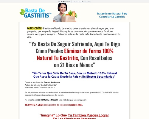 Solucion #1 De La Gastritis ** $24.92 / Venta ** Ganancias Seguras