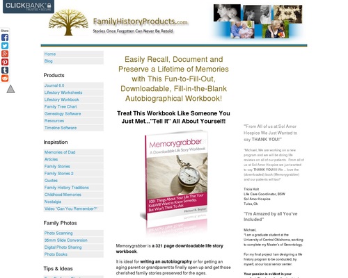 Write Your Life story With a Fill-in-the-Blank Workbook – Memorygrabber