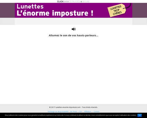 Lunettes : L’ Enorme Imposture